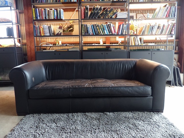 BAKER FURNITURE|COACHI|総革3Pソファ|肉厚|W2280×D950 BAKER FURNITURE|COACHI|総革3Pソファ|肉厚|W2280×D950