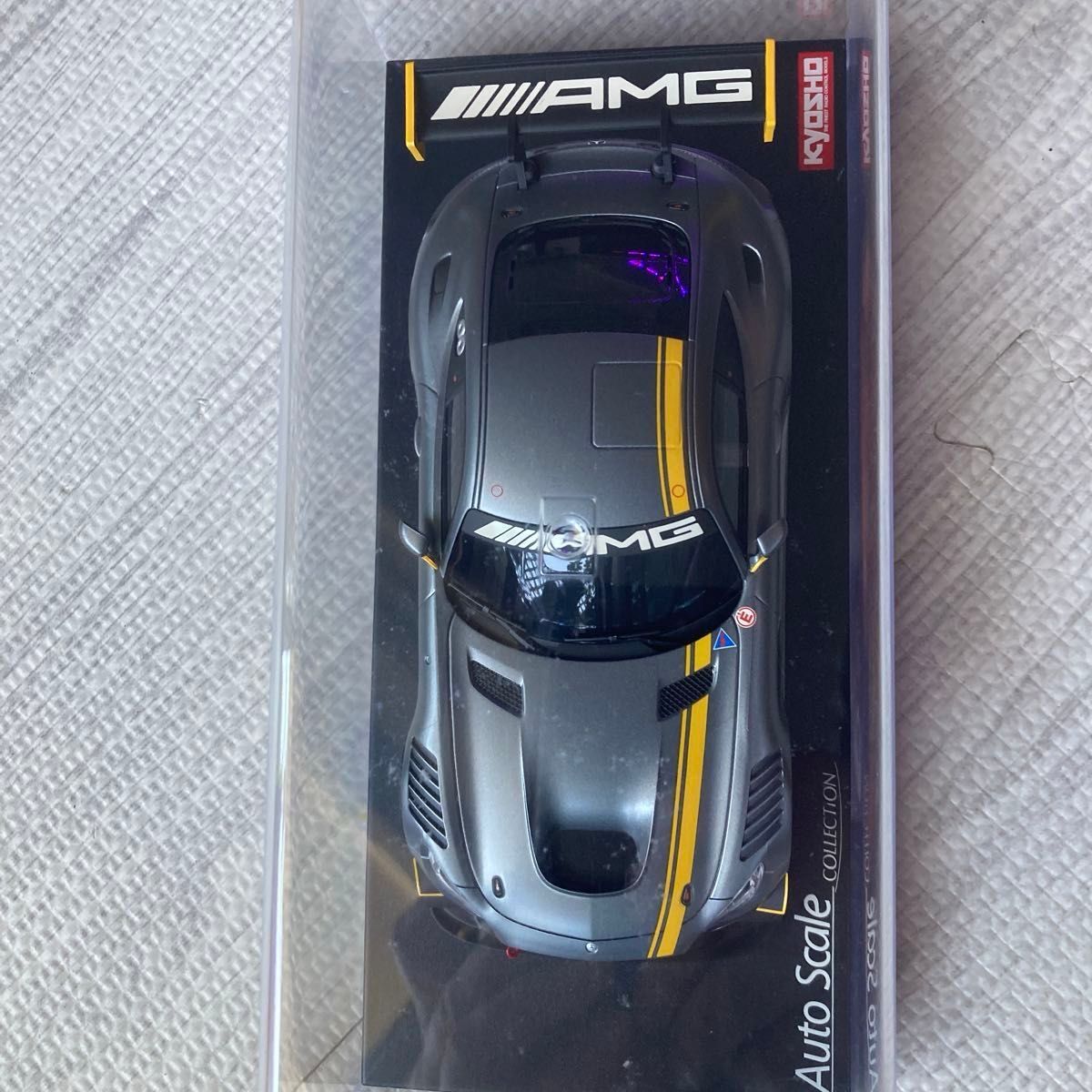 ASC MR03W-MM メルセデス AMG GT3(グレー×イエロー) 「オートスケールコレクション」 [MZP247GY]