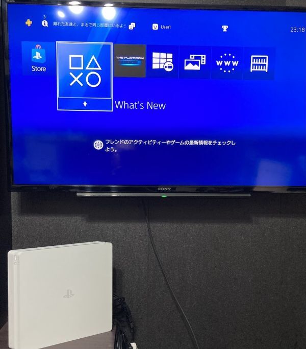 【動作確認済】PlayStation 4 グレイシャー・ホワイト 500GB (CUH-2200AB02) 【2405-0064】の画像5