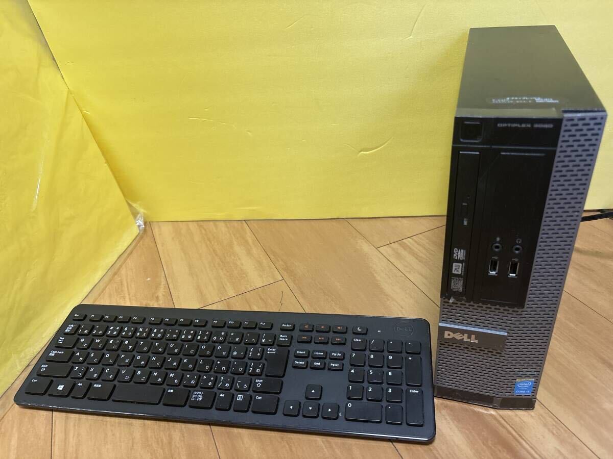 DELL OptiPlex 3020 D08S001 Core i5 Windows 8GB デスクトップパソコン DELL キーボード KG-1089_画像1