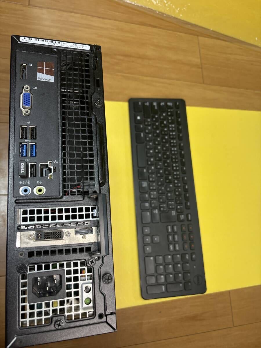 DELL OptiPlex 3020 D08S001 Core i5 Windows 8GB デスクトップパソコン DELL キーボード KG-1089_画像7