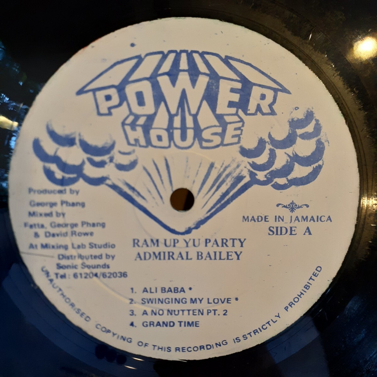 ADMIRAL BAILEY / RAM UP YOU PARTY /LP/ALI BABA/ダンスホール,DANCEHALL REGGAE/GEORGE PHANG,STEELIE & CLEVIE,SLY & ROBBIE_画像2
