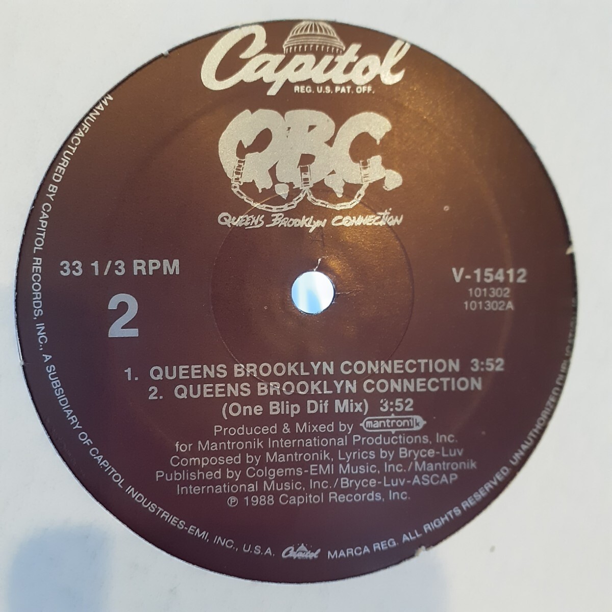 Q.B.C.（QUEENS BROOKLYN CONNECTION)/ THIS IS CALLED HIP HOP /MANTRONIX,BRYCE WILSON,GROOVE THEORY,ミドルスクール,ELECTRO_画像2