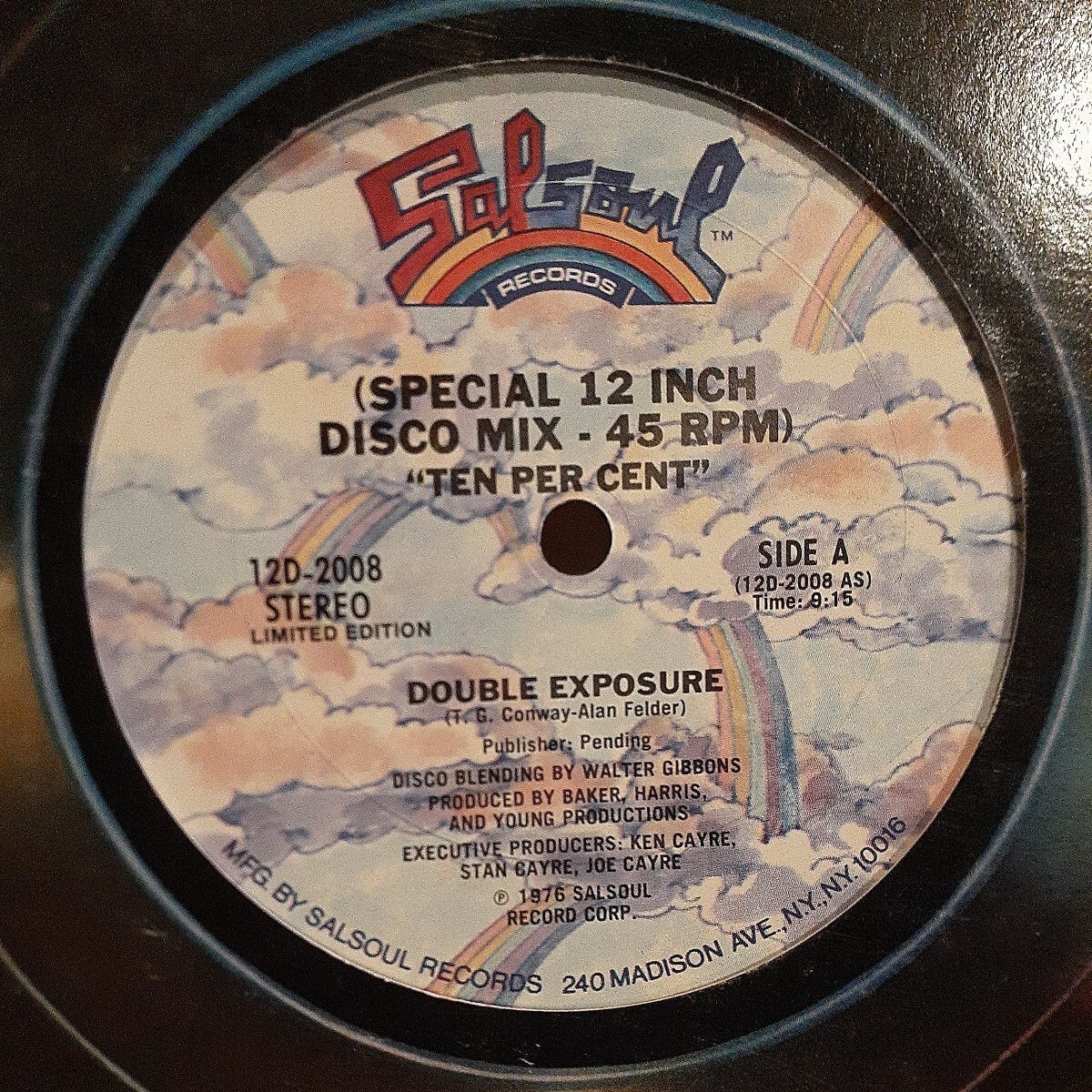 DOUBLE EXPOSURE / TEN PERCENT(TEN PER CENT)/GARAGE,SALSOUL CLASSICS,WALTER GIBBONS/USオリジナル_画像1