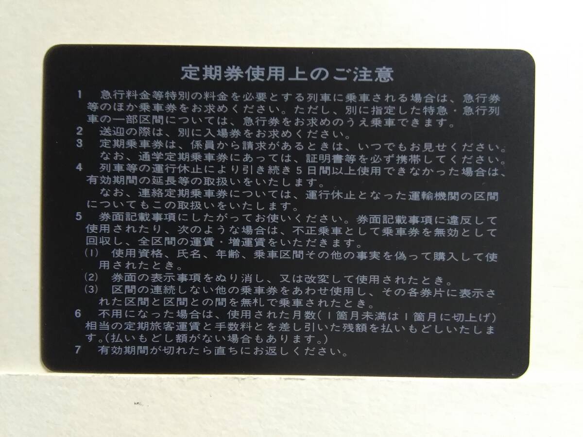 ●ＪＲ東日本●定期入場券●東京駅●H4年●マルス発券●の画像2