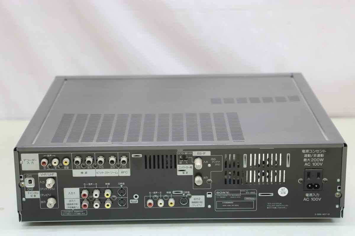 SONY ビデオカセットレコーダー WV-BW2 (A3270)の画像3