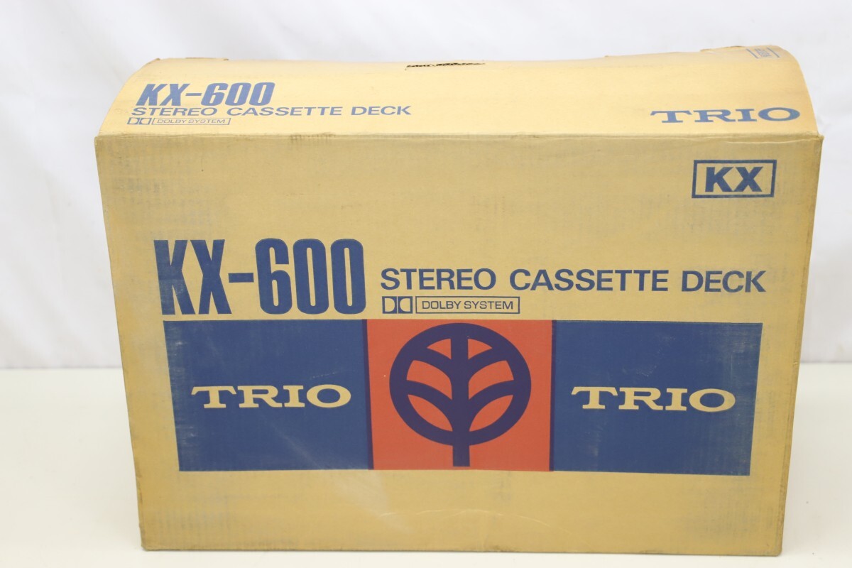 未使用保管品 TRIO トリオ KX-600 カセットデッキ (D3346)_画像1