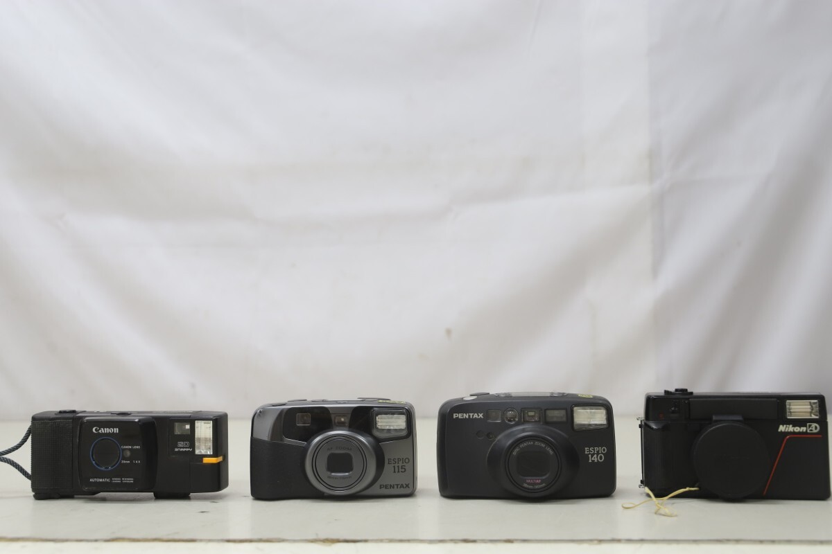 Canon/Nikon/KYOCERA/FUJI/PENTAX/OLYMPUS/MINOLTA 他 コンパクトカメラ 20点まとめて フィルムカメラ（C3390）_画像6