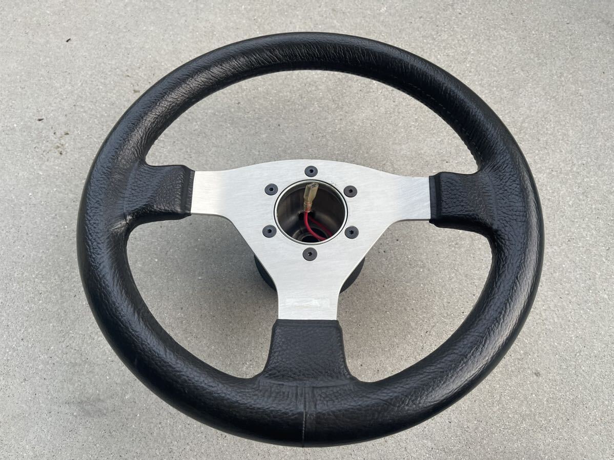  leather trimmed steering wheel 32 pie steering wheel small diameter AE92? Boss attaching 