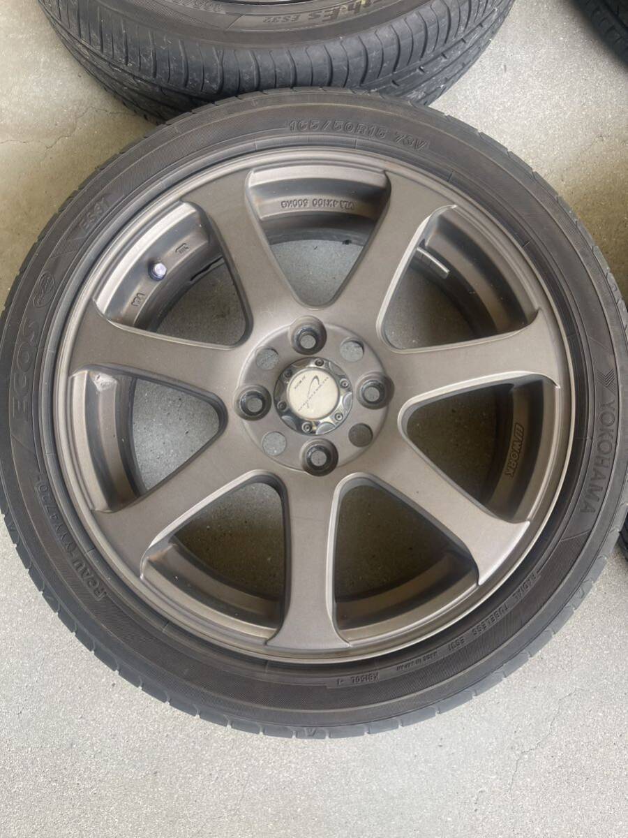 ☆　WORK ワーク EMOTION エモーション 165/50R15 ラジアル 夏タイヤ サマータイヤ 15インチ 5J ４本セット　☆_画像5