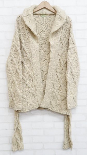 6T0774#TALSA couch n knitted cardigan tarusa