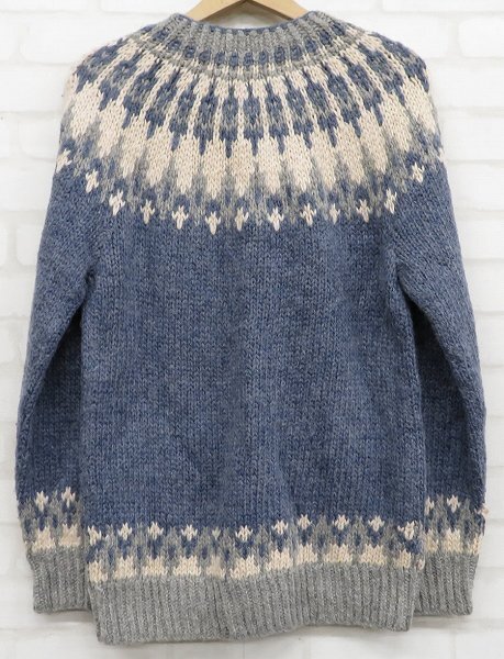 7T0335# Inpaichthys Kerri alpaca . wool knitted cardigan Inpaichthys kerri