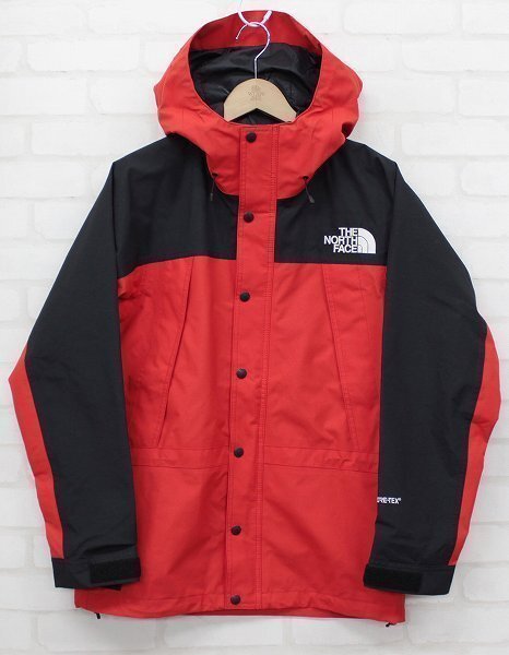 2J0757■ノースフェイス 18AW マウンテンライトジャケット NP11834 THE NORTH FACE GORE-TEX MOUNTAIN LIGHT JACKET S 赤 RED_画像1