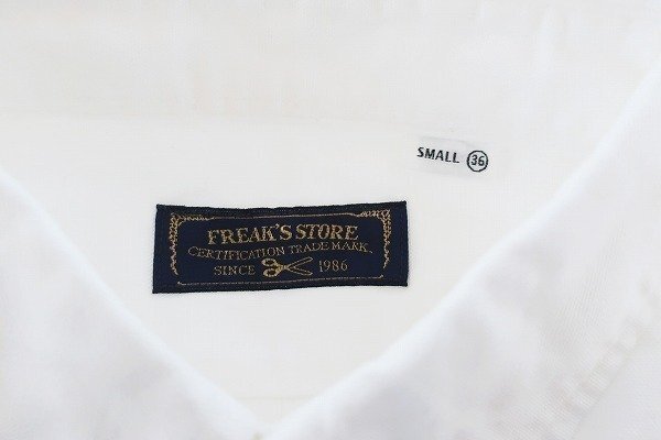 4T9668■未使用品 フリークスストア 半袖BDオックスフォードシャツ 日本製 FREAK'S STORE_画像3