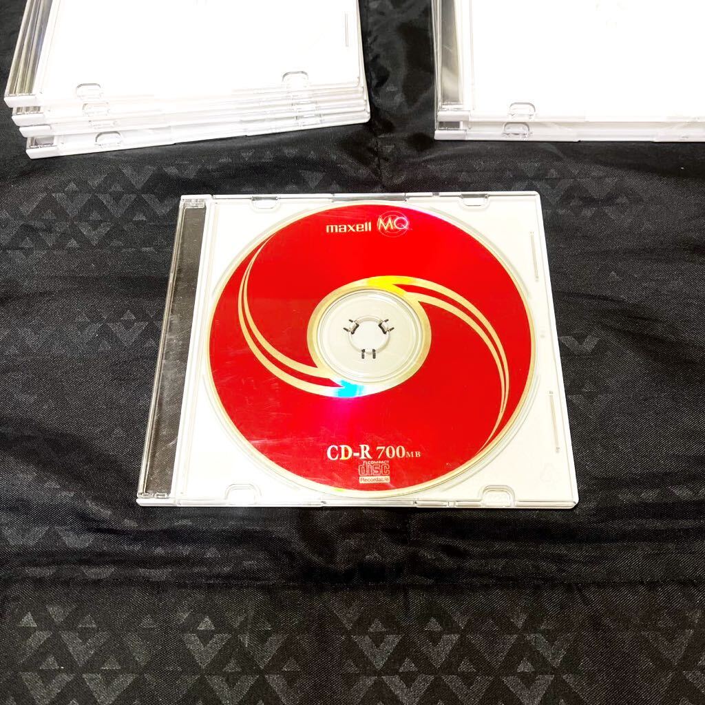 maxell CD-R case disk case white slim CD case DVD case mak cell 5mm case empty case Blu-ray empty case CD-ROM outside case storage 