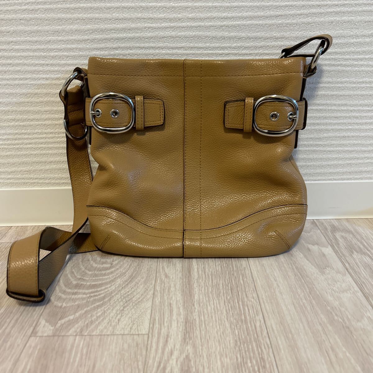 COACH コーチ ショルダーバッグ レザー 斜め掛け _画像1