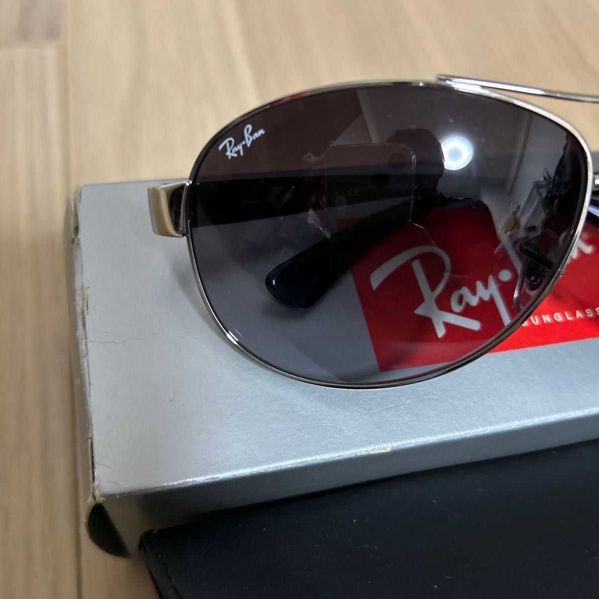 美品　サングラス レイバン Ray-Ban ティアドロップ ケース付