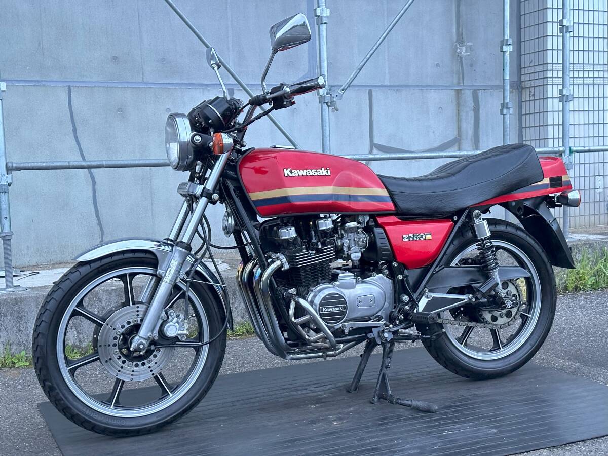 超極上Z750FX-3 エンジン絶好調!! KAWASAKI カワサキ エンジン実働 動画あり 旧車絶版車 Z400FX Z500FX Z550FX KZ750 MK2 1型 2型 3型_画像4