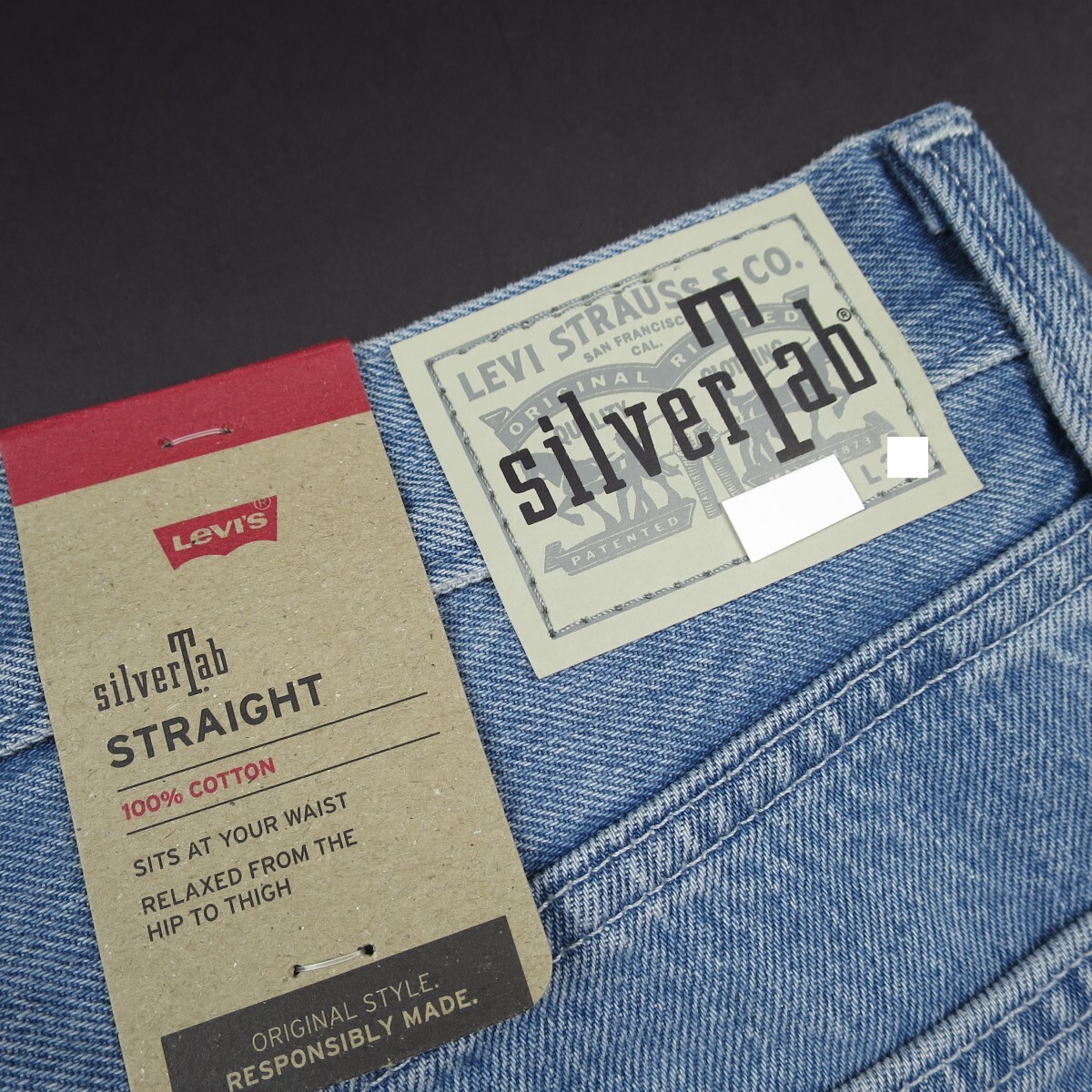 新品★Levi’s/リーバイス/SILVERTAB/シルバータブ/ストレートフィットA366/005ミ/【W34L32】の画像9