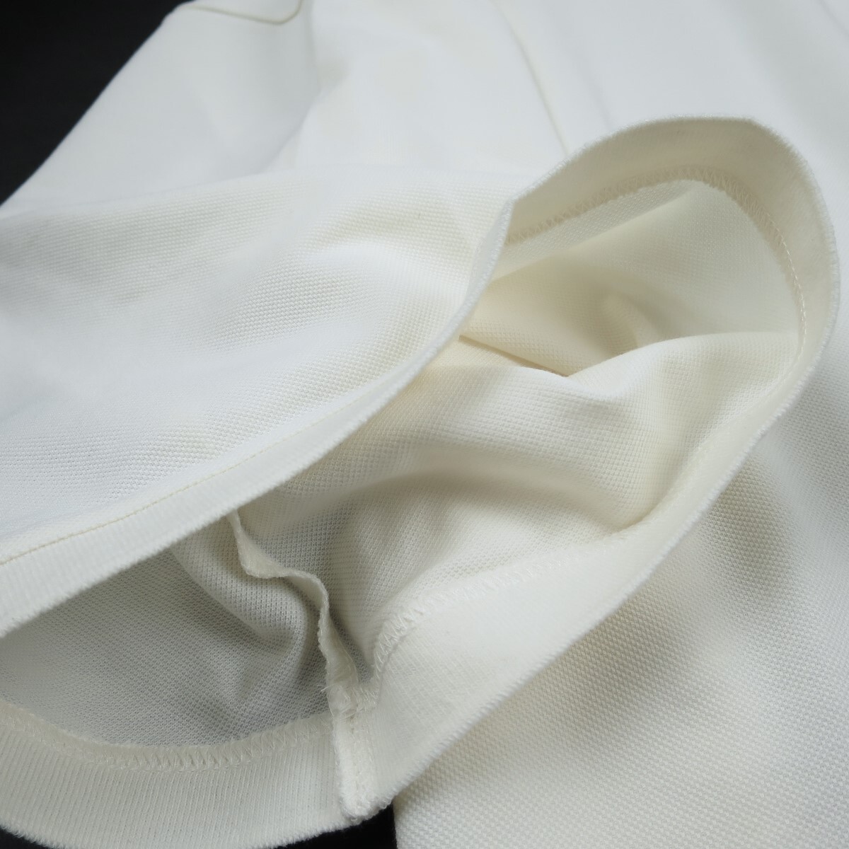 新品■タケオキクチ/オーバーサイズWカラーポロシャツ405/002白/【L】_画像5