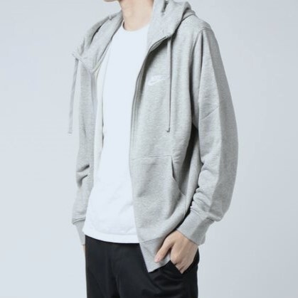  новый товар *NIKE/ Nike / French Terry полный Zip Parker 649/063 пепел /[M]