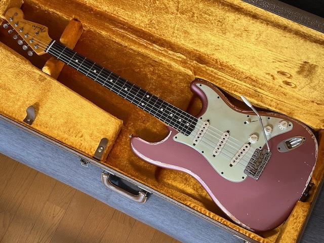 Fender Custom Shop 61 Stratocaster Relic 　ボディのみMJT（バーガンディミスト）に交換_画像1