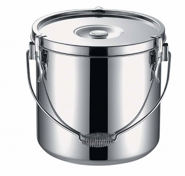 19-0電磁調理器対応給食缶 27cm 吊手 ASYD305 19-0電磁調理器対応給食缶 27cm 吊手 ASYD305