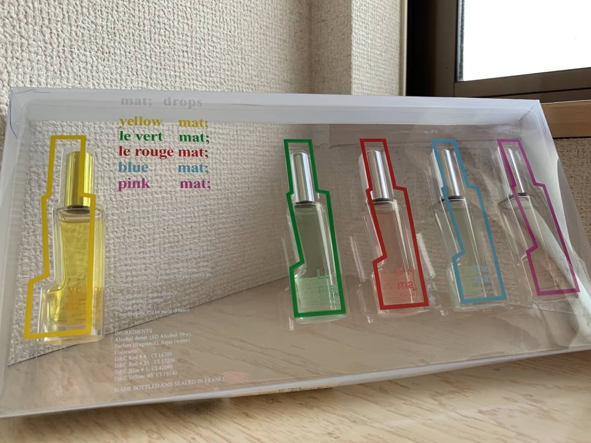 MASAKI MATSUSHIMA Masaki Matsushima MAT DROPS mat Drop s Mini perfume 5 point set unopened postage included 
