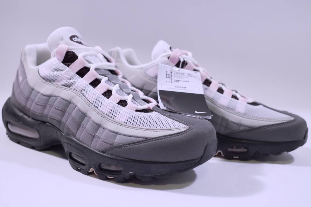 本物/2020年 NIKE AIR MAX95 PREMIUM US10/28cm BLACK/PINK 新品未使用 イエローグラデjordan1 retro dunk sb supreme ogの画像1