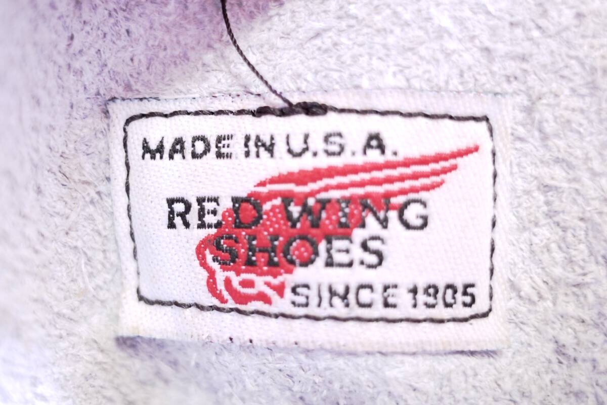 極上革質 REDWING BEAMS限定/廃番 8873 2001年製/旧羽タグ 9.5D 使用回数の少ない美品!! ホワイト/アイリッシュセッター_旧羽タグ時代の素晴らしい革、超希少な9.5D