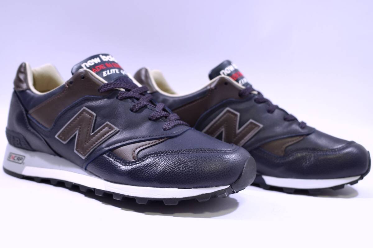 本物/NEW BALANCE 英国製 歴代最高級オールレザー/足数限定品 M577GNB NAVY US8.5/26.5cm 新品未使用 made in england 576 996_確実な本物、正規品を保証します