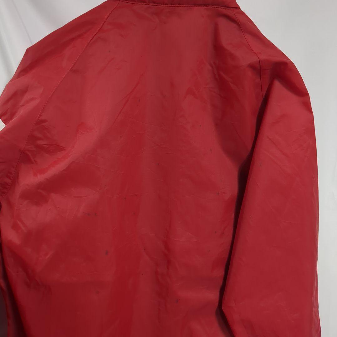 adidasヴィンテージナイロンジャケット/ブルゾンジャケット赤メンズL a1_画像9