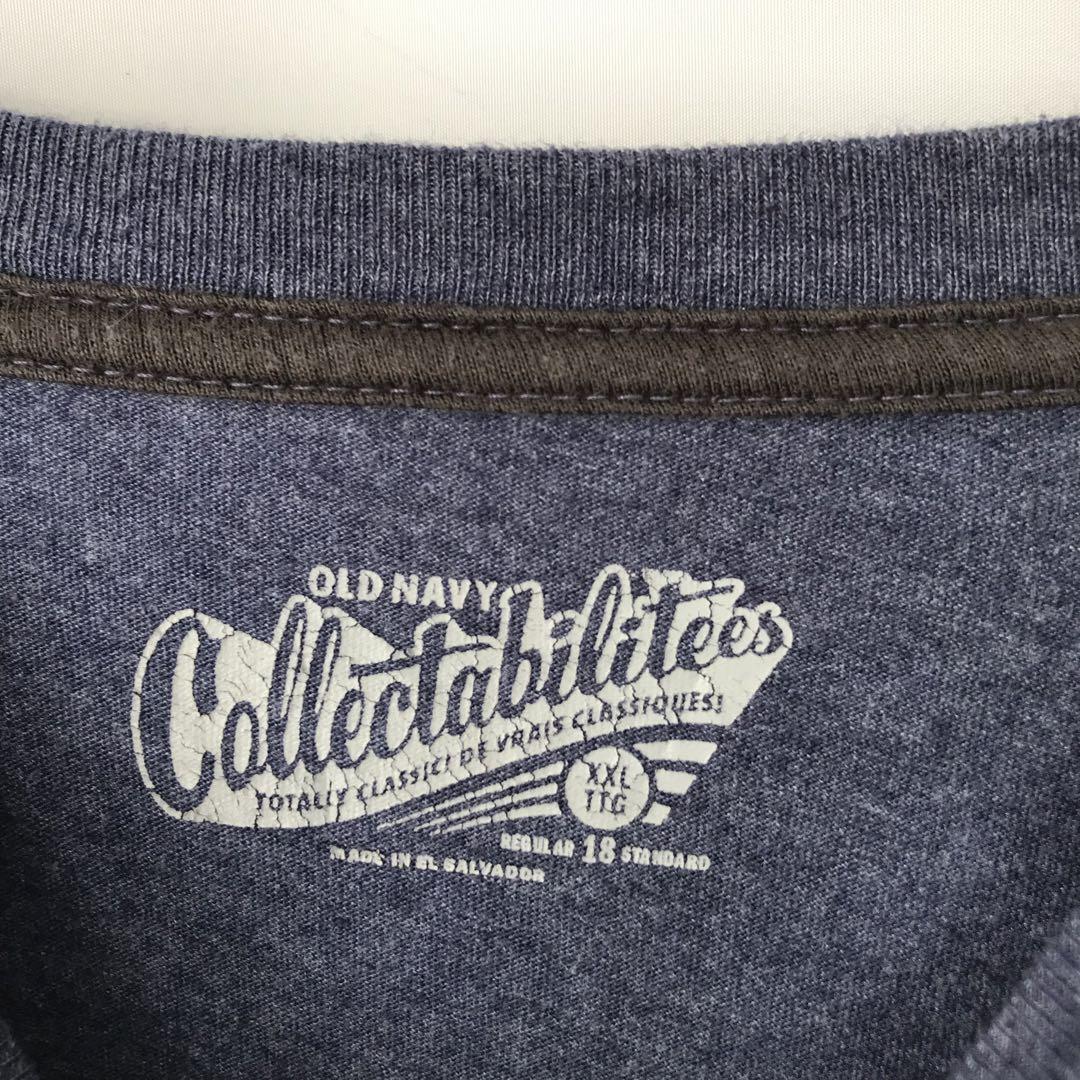 OLDNAVY キャプテンアメリカプリント半袖Tシャツ　紺　メンズXXL g2