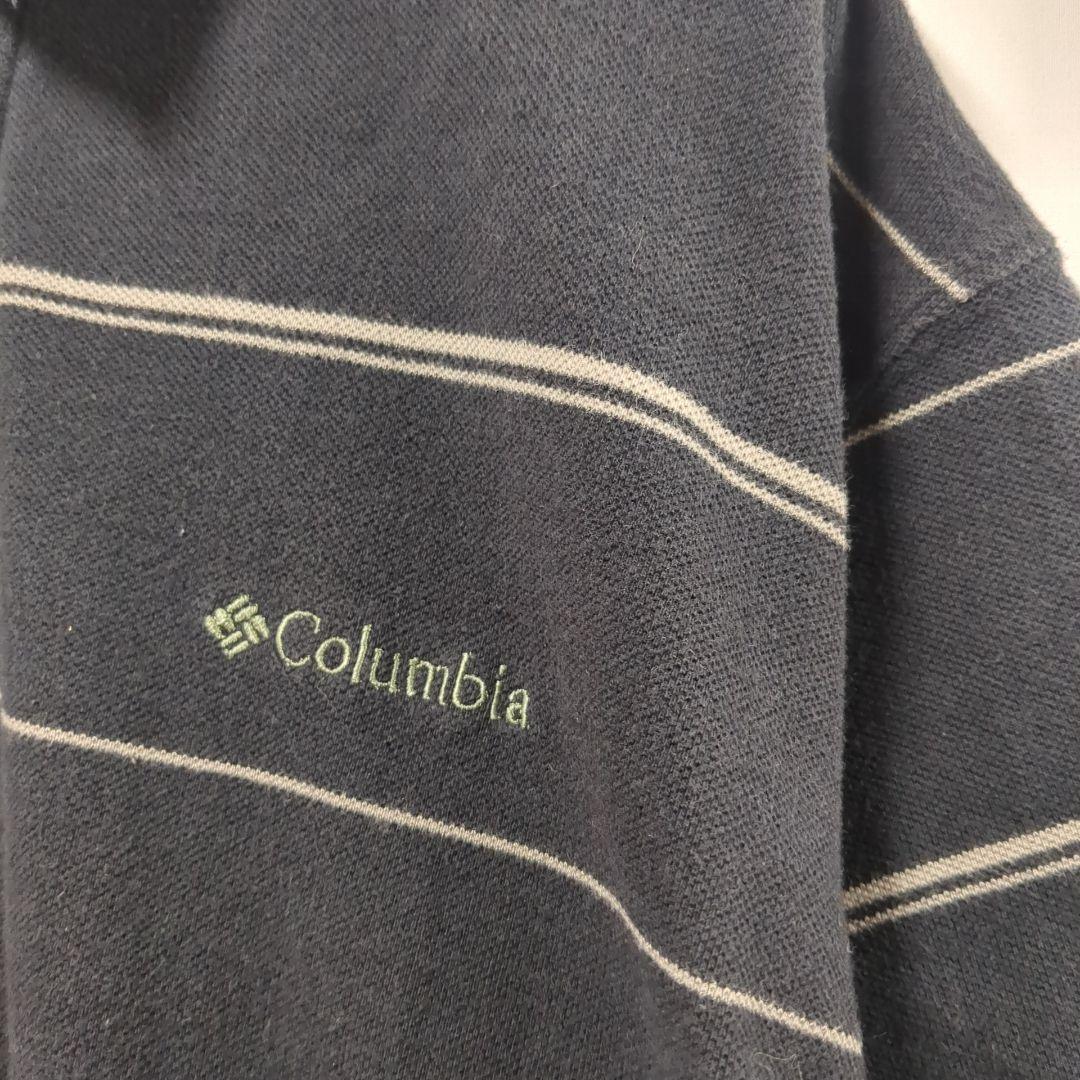 Columbia 半袖ポロシャツ　黒　春夏　メンズ2XL　g8