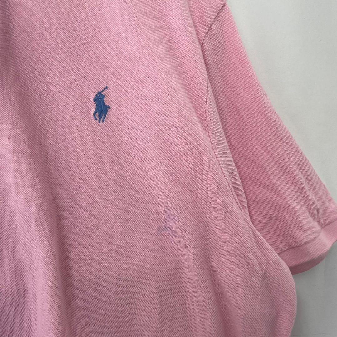 POLO Ralph Lauren半袖ポロシャツピンク春夏メンズ2XL g8