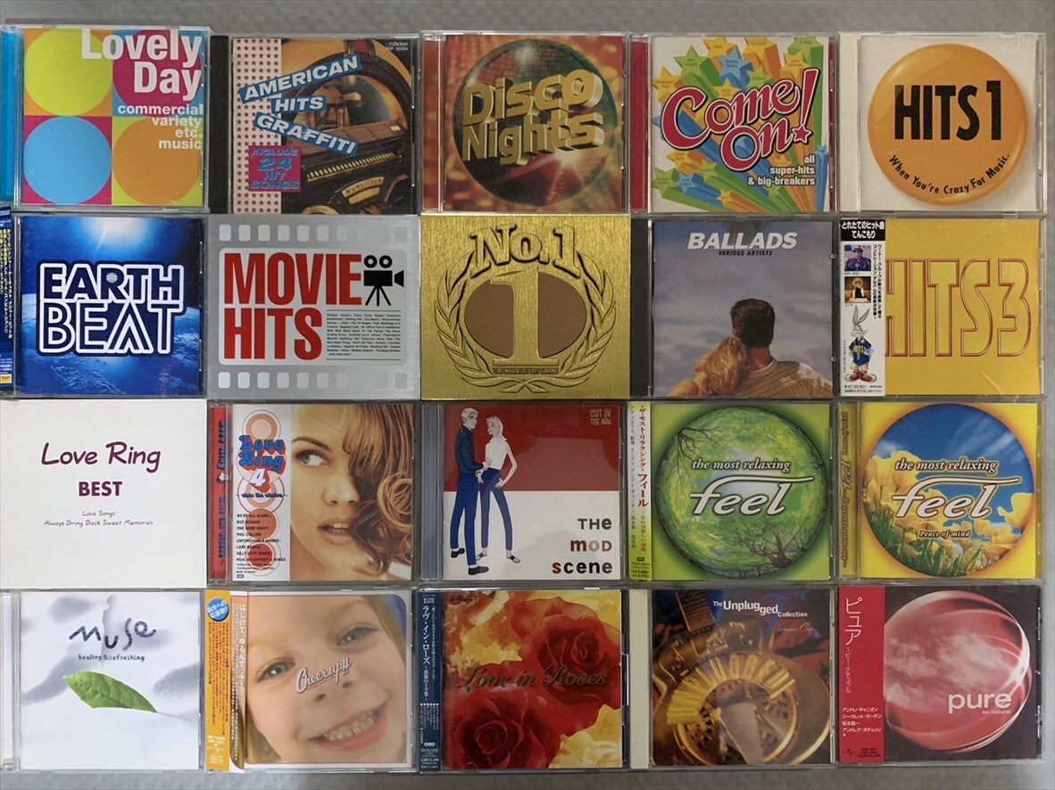 洋楽 オムニバス コンピレーションアルバム CD 100枚セット 洋楽 オムニバス コンピレーションアルバム CD 100枚セット