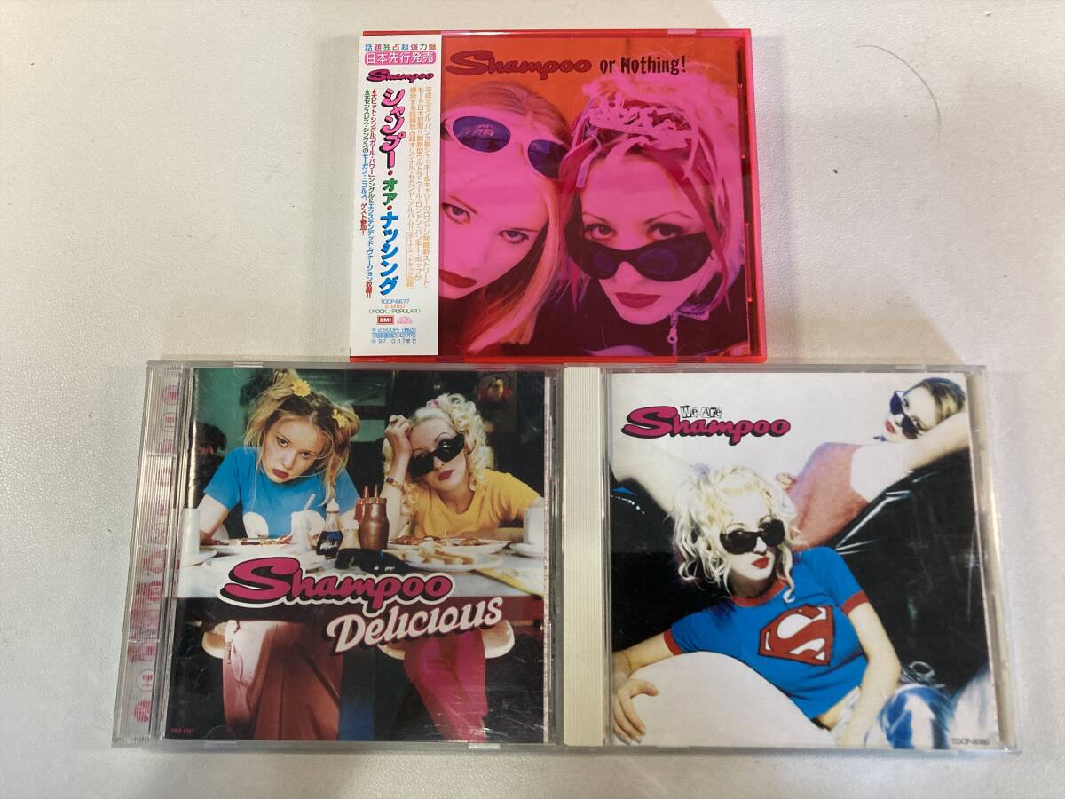 W8656 シャンプー 国内盤 3枚セット｜We Are Shampoo Delicious Shampoo or Nothing_画像1