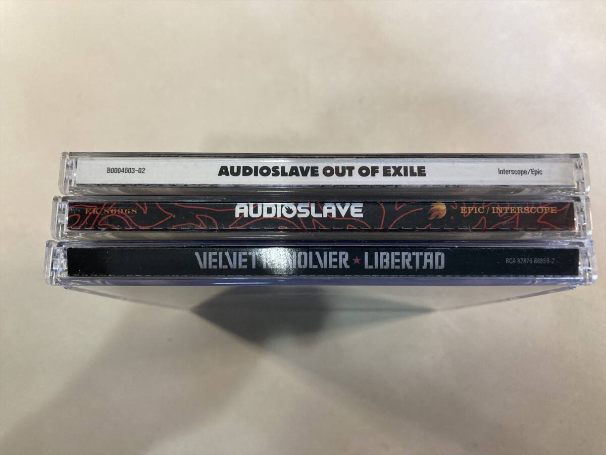 W8684 オーディオスレイヴ ヴェルヴェット・リヴォルヴァー 3枚セット｜Audioslave Velvet Revolver Out of Exile Libertad_画像2