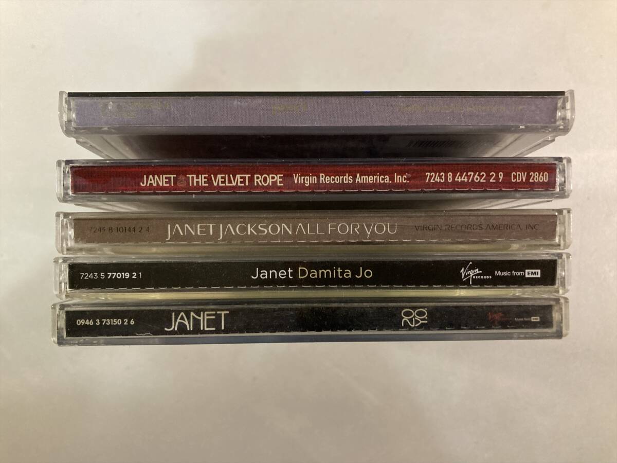 W8697 ジャネット・ジャクソン 5枚セット｜Janet Jackson 20 Y.O. Damita Jo All For You The Velvet Rope_画像2
