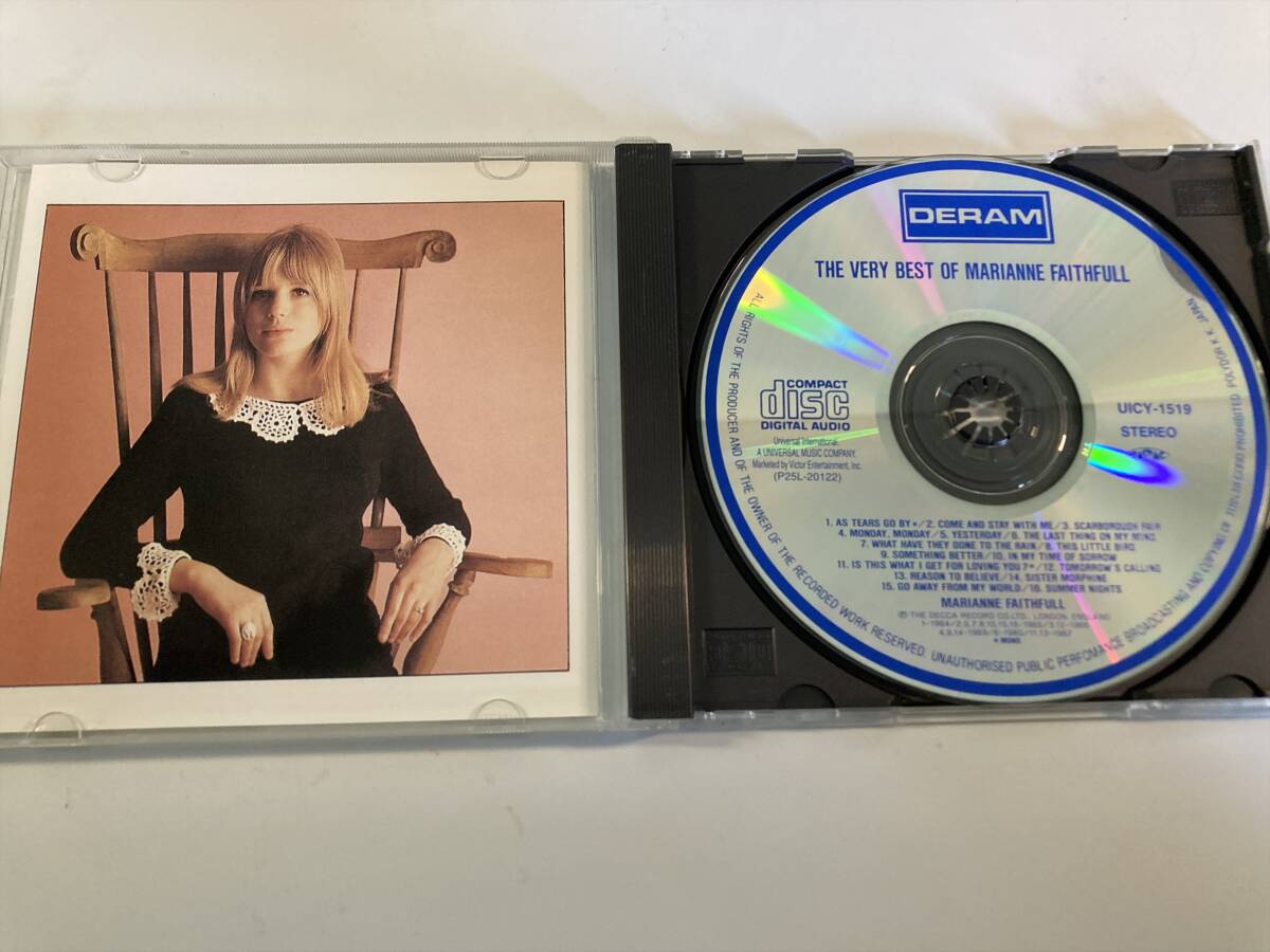 【1】10496◆The Very Best of Marianne Faithfull◆ベリー・ベスト・オブ・マリアンヌ・フェイスフル◆国内盤◆帯付き◆_画像3