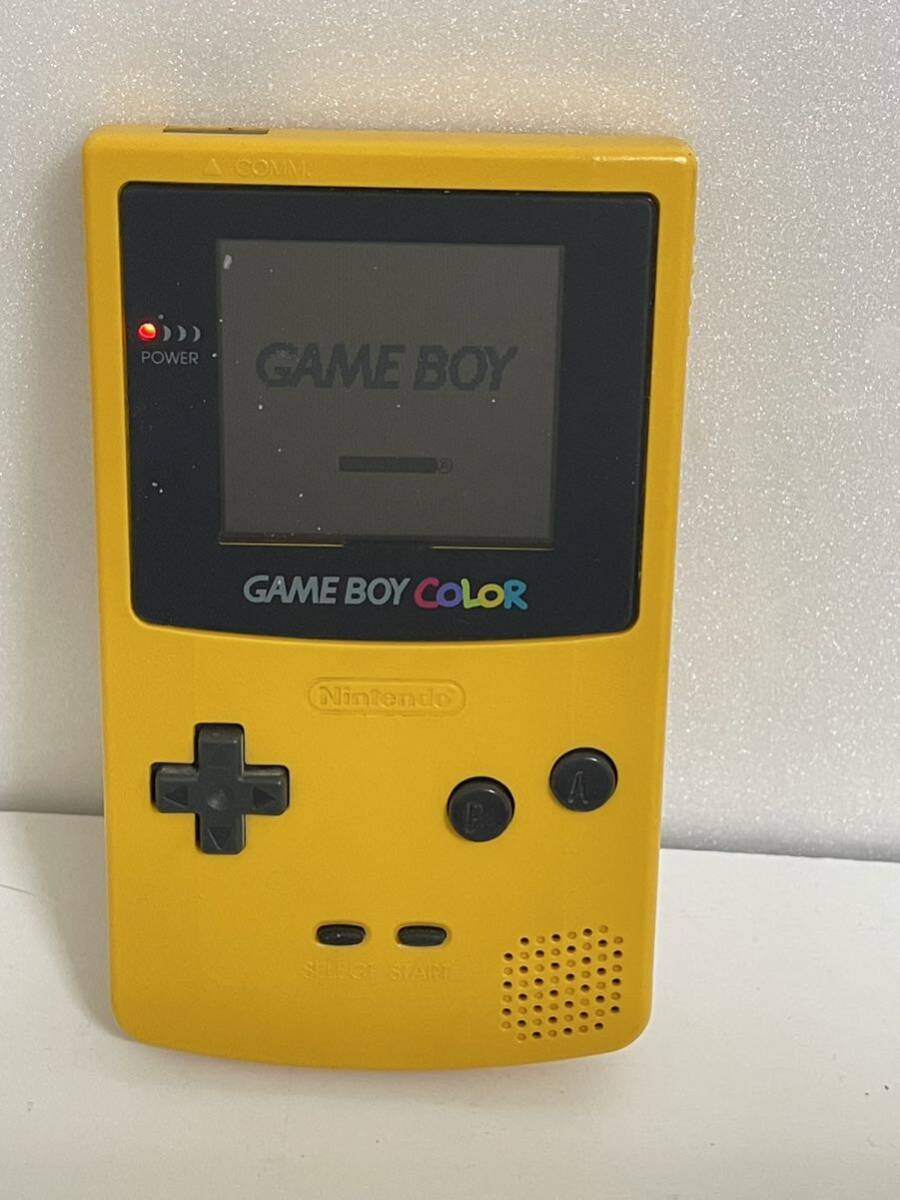 ゲームボーイカラー 任天堂 Nintendo GAMEBOY イエロー COLORの画像4