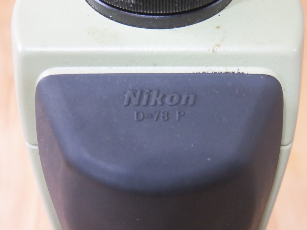 Nikon フィールドスコープED　D=78 P 単眼鏡_画像6