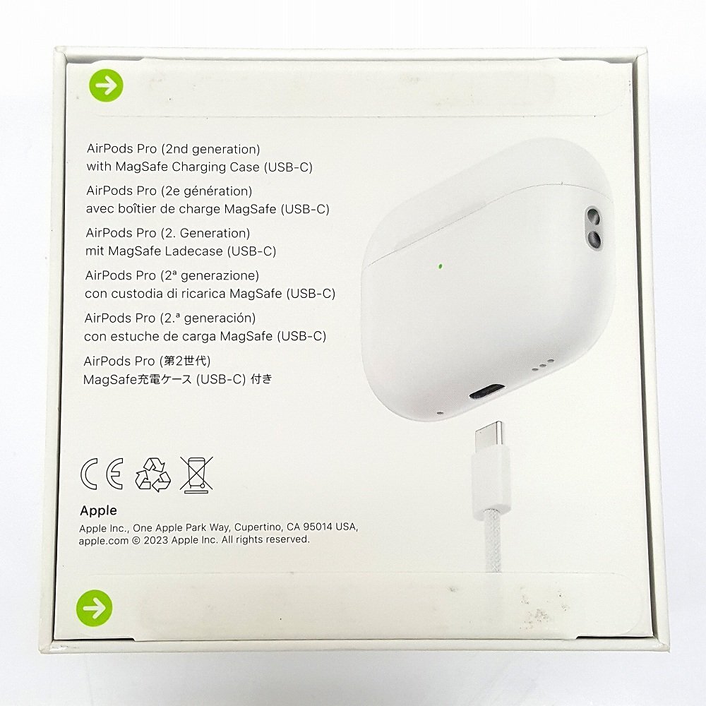 《未開封》Apple MTJV3J/A【AirPods Pro 第2世代】【製造番号:HJ0X5NVQV1】店頭併売《家電・60サイズ・福山店》O118_画像2