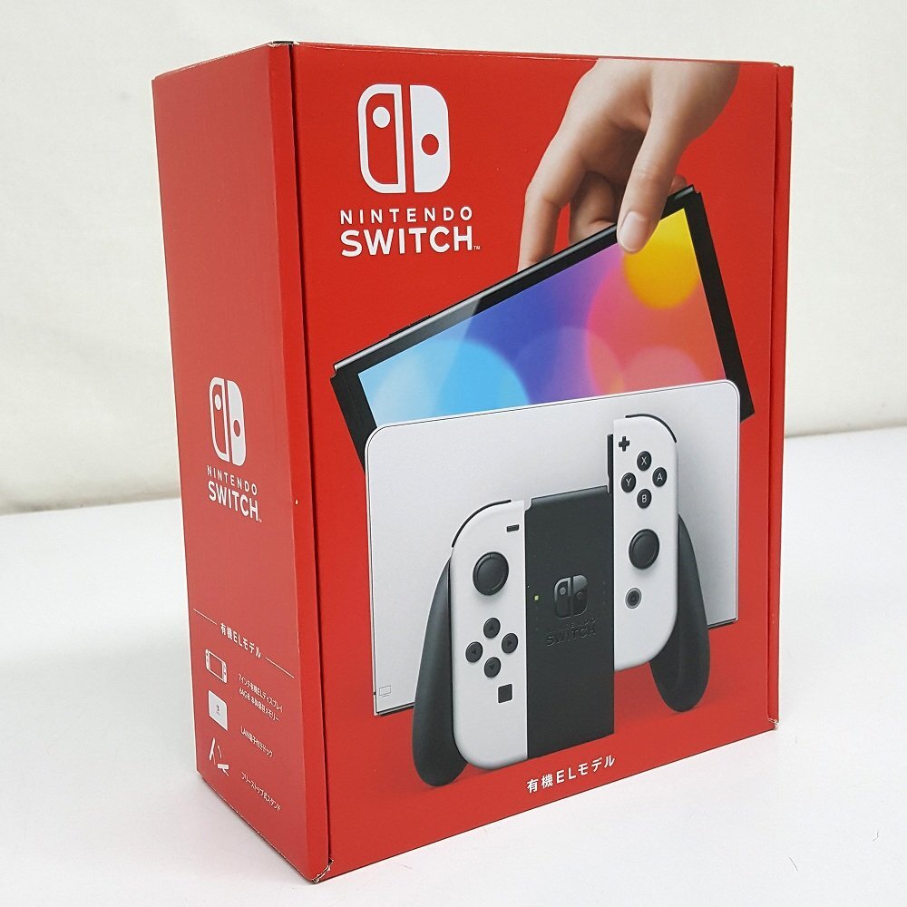 《未使用》Nintendo Switch ニンテンドースイッチ 有機ELモデル 本体 ホワイト《80サイズ・福山店》Y002_画像1