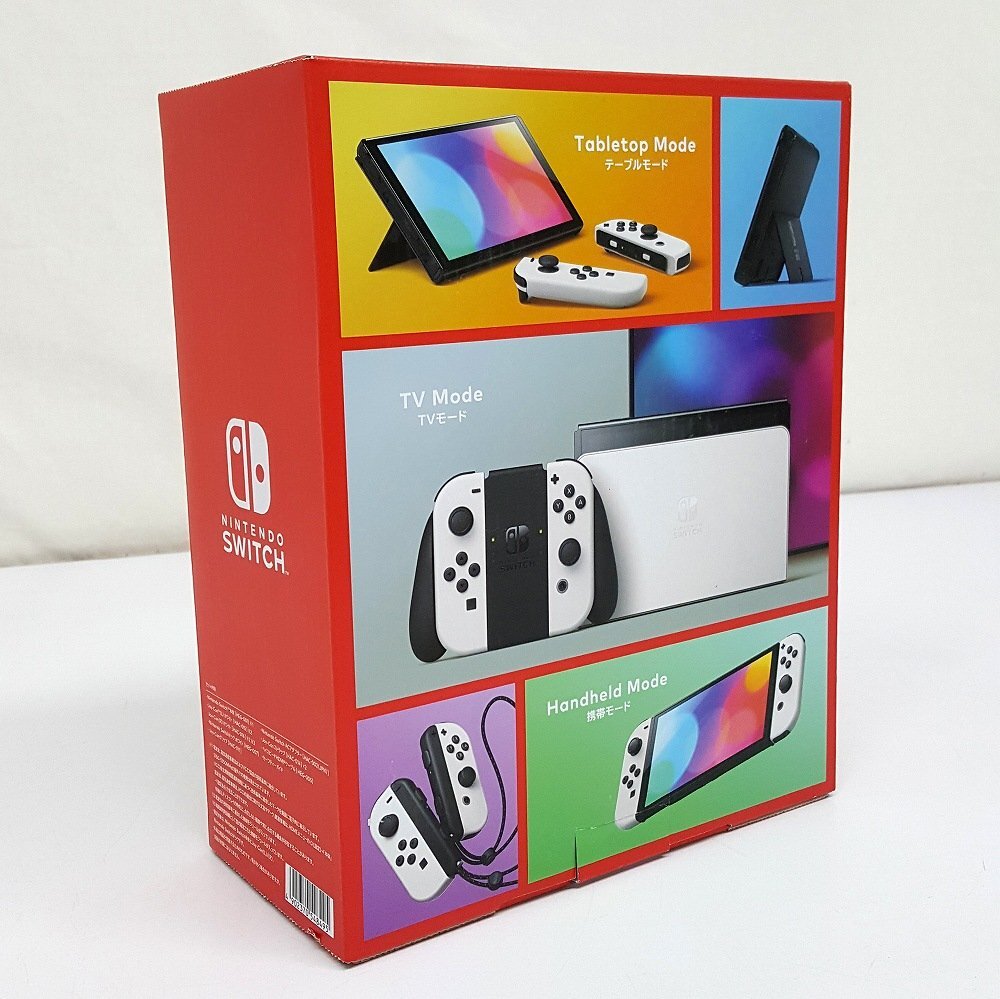 《未使用》Nintendo Switch ニンテンドースイッチ 有機ELモデル 本体 ホワイト《80サイズ・福山店》Y002_画像2