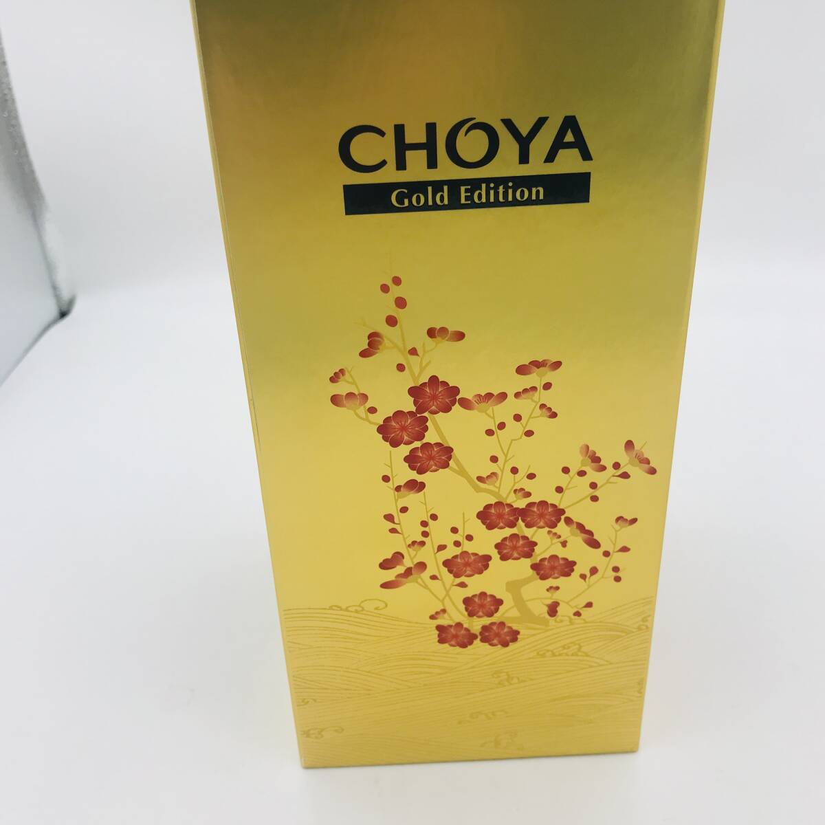 【MA-07】CHOYA Gold Edition チョーヤ ゴールドエディション 梅酒 500ml 未開栓 アルコール度数19％ リキュール 金箔入り _画像5