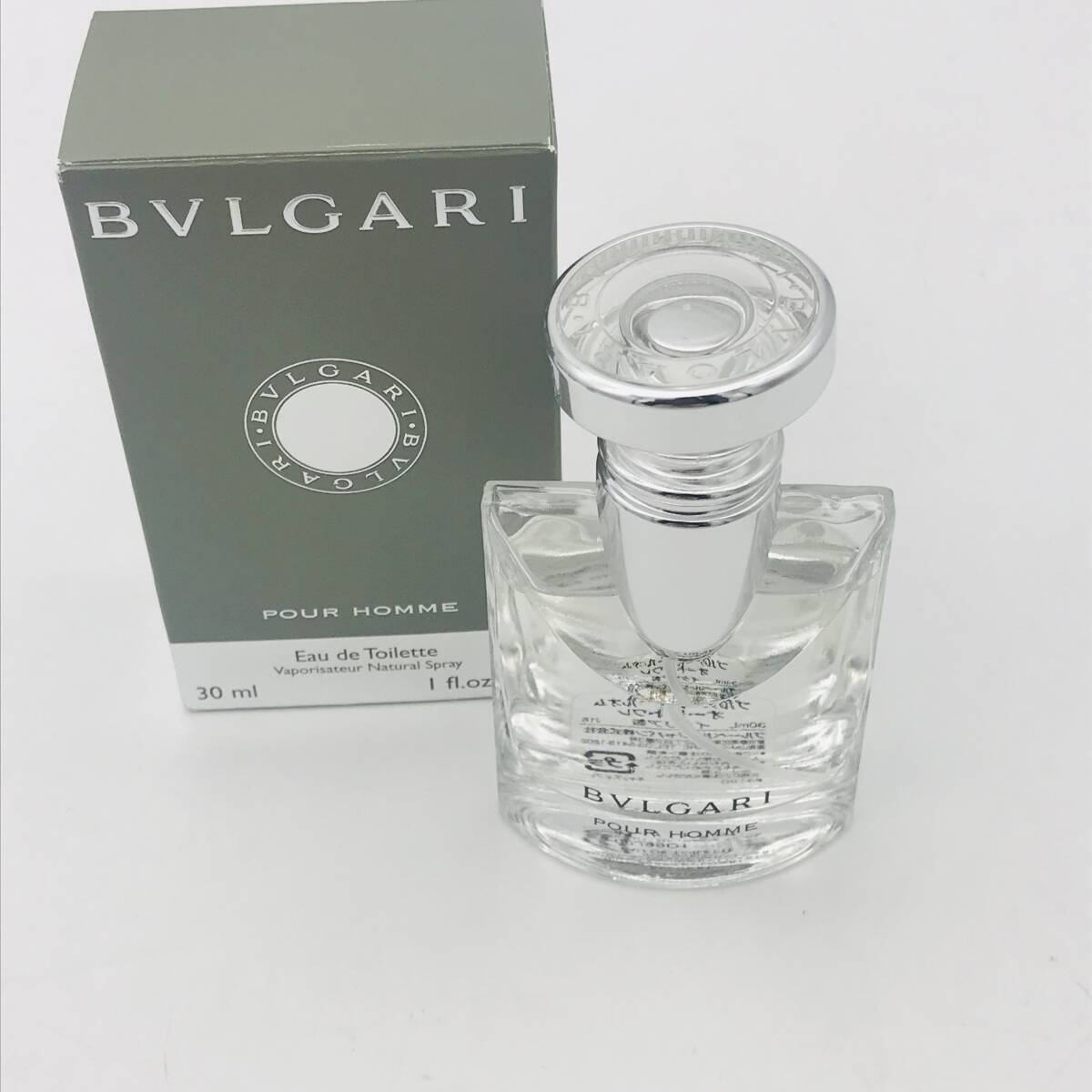 【MA-08】BVLGARI Pour HOMME ブルガリ 香水 ピュアホーム SOIR オードトワレ 30ml 中古 残量9割程度_画像6