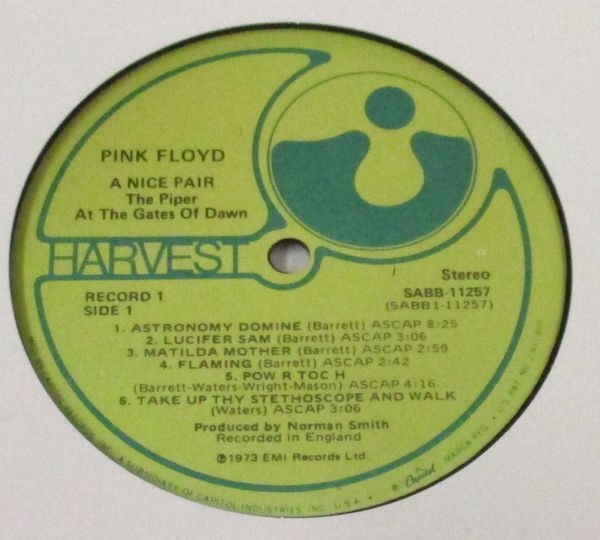 # Pink Floyd / A Nice Pair # USA 2LP Harvest SABB-11257 # MINT-_画像5
