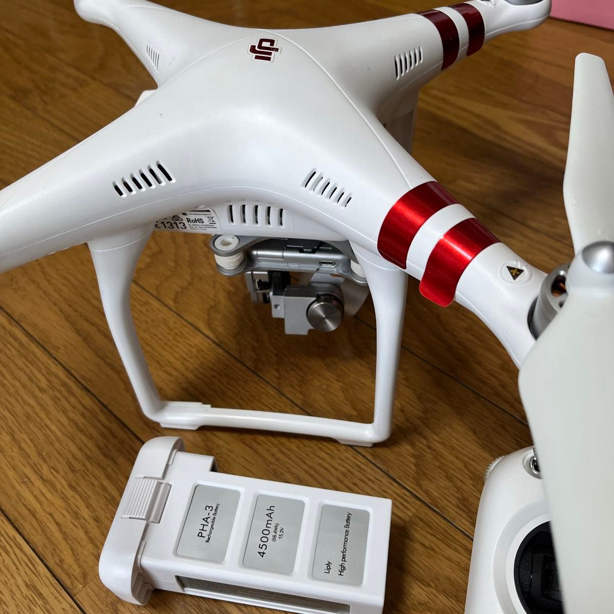 バッテリー新品　プロペラ新品　DJI ドローン Phantom 3 STANDARD スタンダード