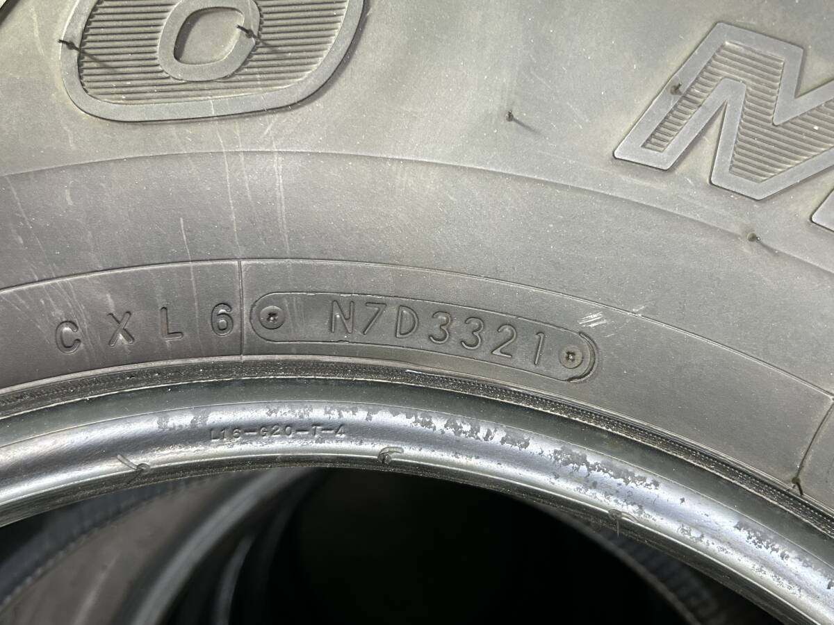 オープンカントリー　315/75R16 中古タイヤ5本セット 愛知引取希望_背面　製造年週